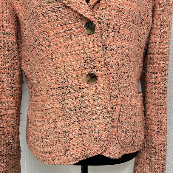Women's Salmon Tweed Blazer - Picture 2 of 3